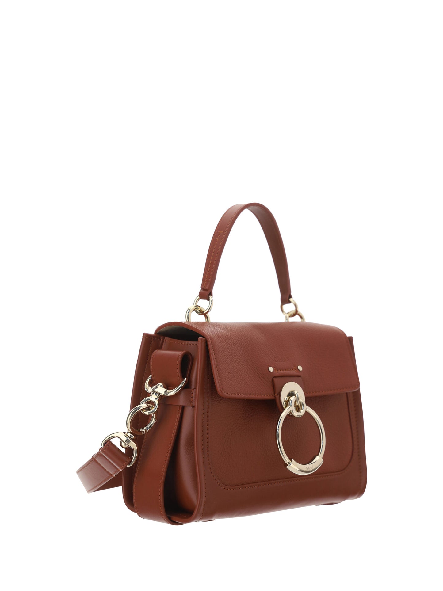 Chloé Sepia Brown Calf Leather Tess Handbag