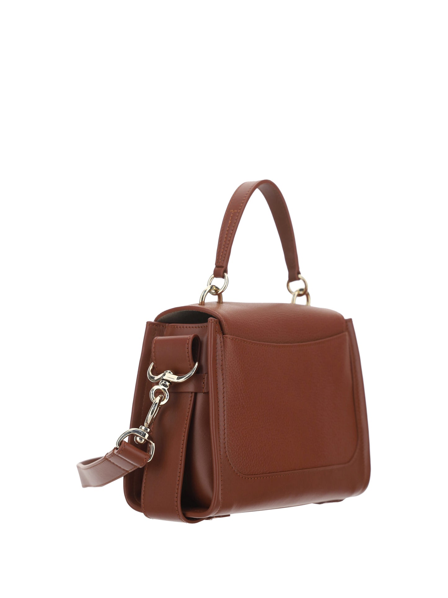 Chloé Sepia Brown Calf Leather Tess Handbag