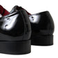 Dolce & Gabbana Elegant Black Patent Leather Formal Men's Shoes