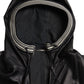 Dolce & Gabbana Black Leather Full Zip Hooded Men Jacket