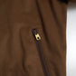 Dolce & Gabbana Brown Cashmere Zip Bomber Jacket