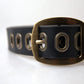 Dolce & Gabbana Black Leather Gold Metal Buckle Men Belt