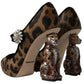 Dolce & Gabbana Elegant Leopard Heel Pumps