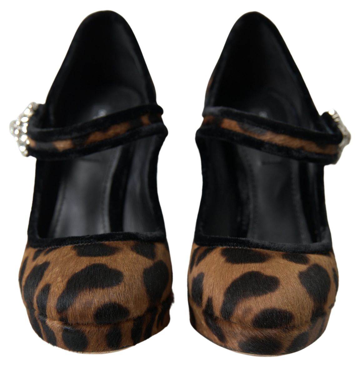 Dolce & Gabbana Elegant Leopard Heel Pumps