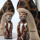 Dolce & Gabbana Elegant Leopard Heel Pumps