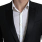 Dolce & Gabbana Black Wool Single Breasted MARTINI Blazer