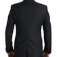 Dolce & Gabbana Black Wool Single Breasted MARTINI Blazer