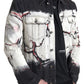 Dolce & Gabbana Multicolor Cotton Collared Denim Jacket