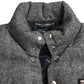 Dolce & Gabbana Gray Wool Padded Vest Jacket