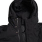 Dolce & Gabbana Black Hooded Trench Jacket