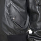 Dolce & Gabbana Black Leather Bomber Jacket