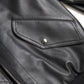 Dolce & Gabbana Black Leather Bomber Jacket