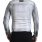 Dolce & Gabbana Gray Washed Cotton Stretch Denim Men Jacket