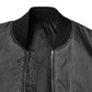 MM6 Maison Margiela Gray Bomber Zipper Pocket Sleeves Jacket