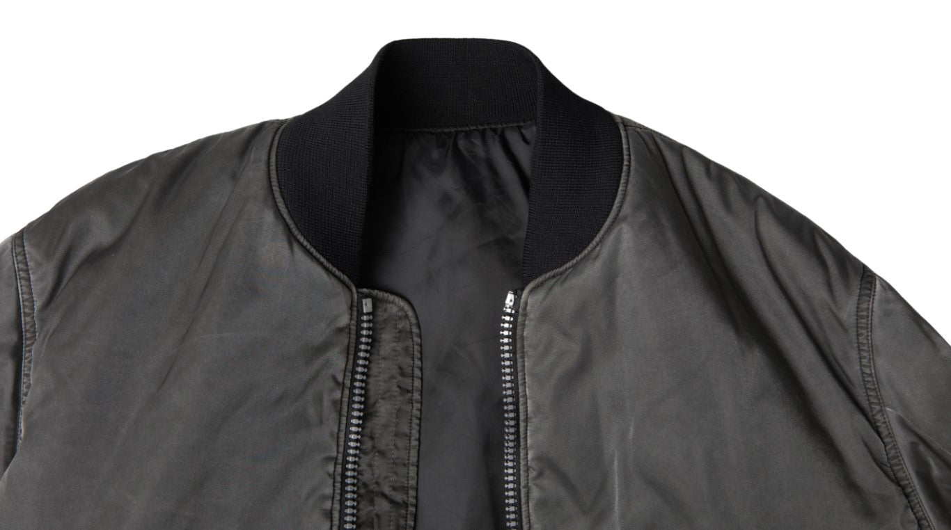 MM6 Maison Margiela Gray Bomber Zipper Pocket Sleeves Jacket