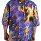 Dolce & Gabbana Luminaire Print Cotton Polo Top Men Shirt