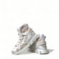 Dolce & Gabbana White Beige Sorrento Socks Sneakers Shoes