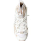 Dolce & Gabbana White Beige Sorrento Socks Sneakers Shoes