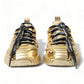 Dolce & Gabbana Metallic Gold NS1 Low Top Sneakers Shoes