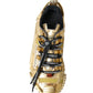 Dolce & Gabbana Metallic Gold NS1 Low Top Sneakers Shoes