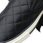 Dolce & Gabbana Black Quilted Slip On Low Top Sneakers Shoes