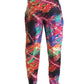 Dolce & Gabbana Multicolor Printed Linen Men Trouser Pants