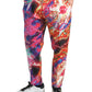 Dolce & Gabbana Multicolor Printed Linen Men Trouser Pants