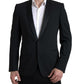 Dolce & Gabbana Black Wool Single Breasted MARTINI Blazer