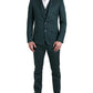 Dolce & Gabbana Green 3 Piece Single Breasted MARTINI Suit