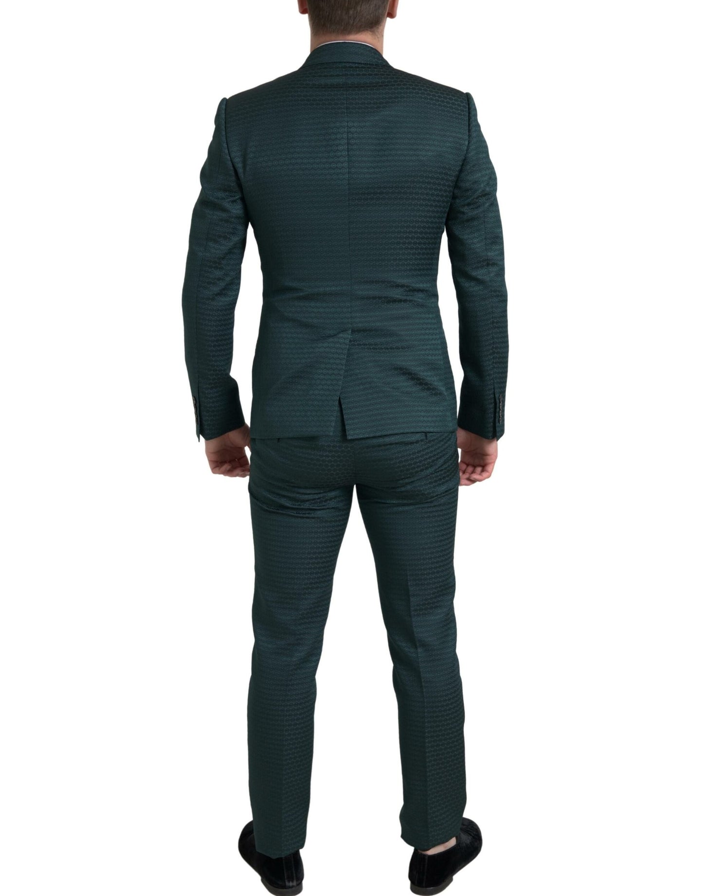 Dolce & Gabbana Green 3 Piece Single Breasted MARTINI Suit