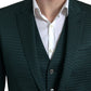 Dolce & Gabbana Green 3 Piece Single Breasted MARTINI Suit