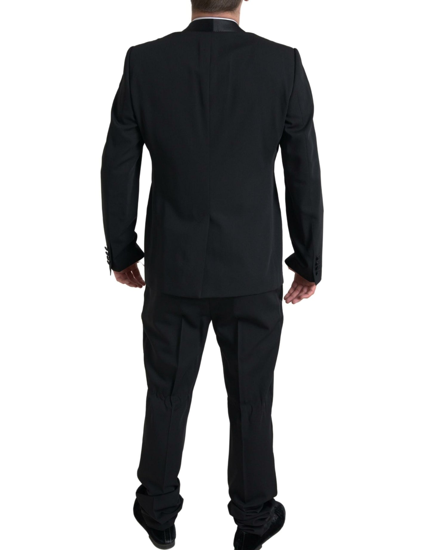 Dolce & Gabbana Black 2 Piece Single Breasted MARTINI Suit