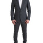 Dolce & Gabbana Gray 2 Piece Single Breasted MARTINI Suit