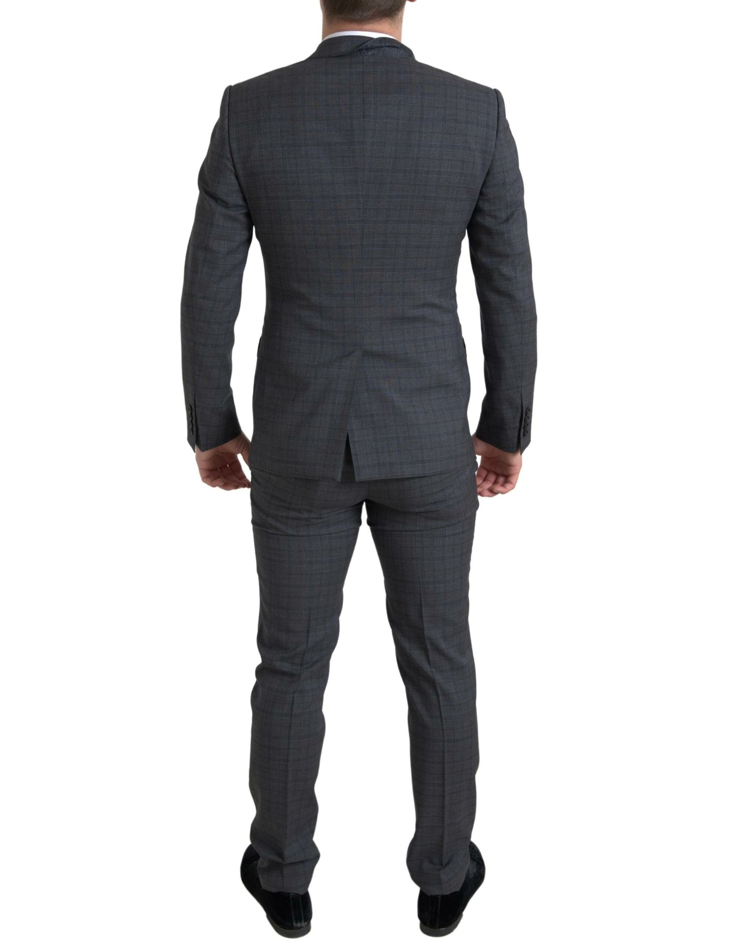 Dolce & Gabbana Gray 2 Piece Single Breasted MARTINI Suit