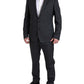 Dolce & Gabbana Black 2 Piece Single Breasted MARTINI Suit