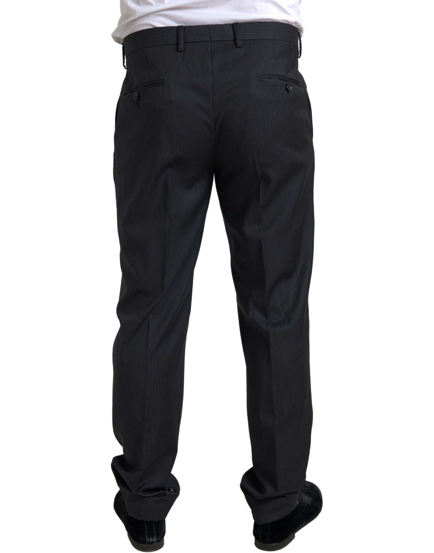 Dolce & Gabbana Black 2 Piece Single Breasted MARTINI Suit