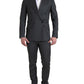 Dolce & Gabbana Gray 2 Piece Double Breasted SICILIA Suit