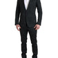 Dolce & Gabbana Black 2 Piece Single Breasted MARTINI Suit