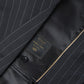 Dolce & Gabbana Black Stripe Single Breasted SICILIA Blazer