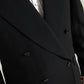 Dolce & Gabbana Black 2 Piece Double Breasted SICILIA Suit