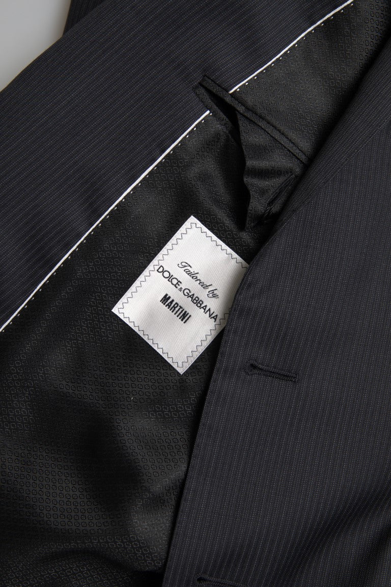 Dolce & Gabbana Black 2 Piece Single Breasted MARTINI Suit