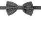 Dolce & Gabbana Black White Pattern Adjustable Neck Papillon Bow Tie