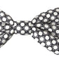 Dolce & Gabbana Black White Circles Adjustable Neck Papillon Men Bow Tie