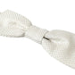 Dolce & Gabbana Ivory Silk Adjustable Neck Papillon Men Bow Tie