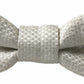 Dolce & Gabbana Ivory Silk Adjustable Neck Papillon Men Bow Tie