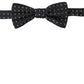 Dolce & Gabbana Black Polka Dot Silk Adjustable Men Neck Papillon Bow Tie