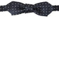 Dolce & Gabbana Blue Polka Dot Silk Adjustable Men Neck Papillon Bow Tie