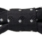 Dolce & Gabbana Black Polka Dot Silk Adjustable Men Neck Papillon Bow Tie