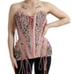 Dolce & Gabbana Silken Pink Bustier Corset Top