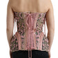 Dolce & Gabbana Silken Pink Bustier Corset Top